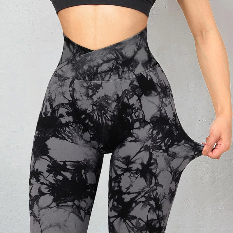 Seamless Tie-Dye Leggings for Yoga & Everyday Fun