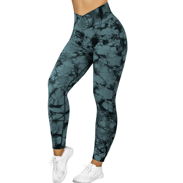Seamless Tie-Dye Leggings for Yoga & Everyday Fun