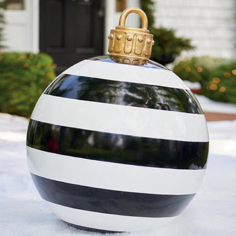 Huge 60cm PVC Ornament: Perfect Outdoor Holiday Decoration