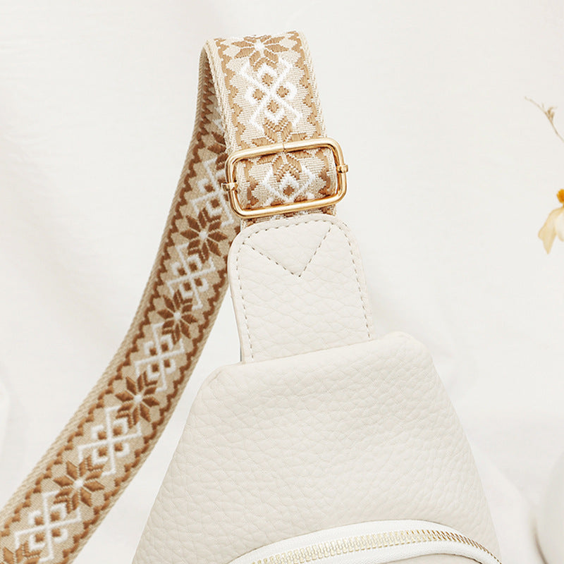 Retro Vibes, Modern Comfort: Leather Cross body Bag