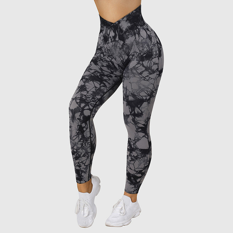 Seamless Tie-Dye Leggings for Yoga & Everyday Fun