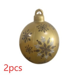 Huge 60cm PVC Ornament: Perfect Outdoor Holiday Decoration