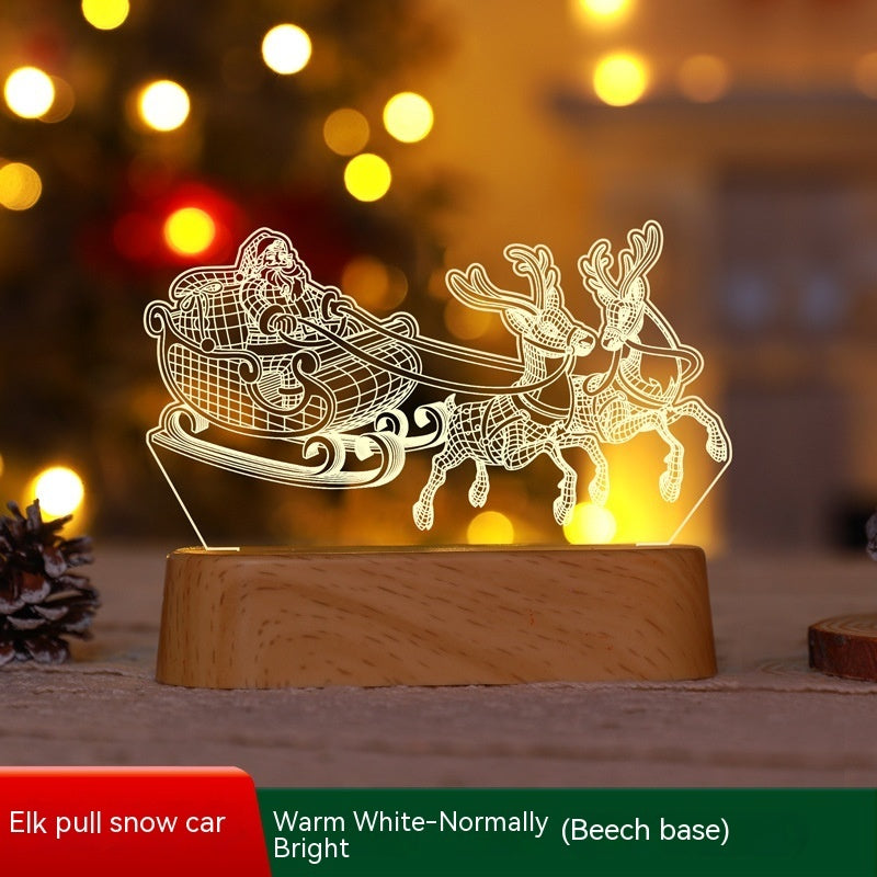 Sparkling 3D Holiday Lamp: Best Gift for Kids & Valentines