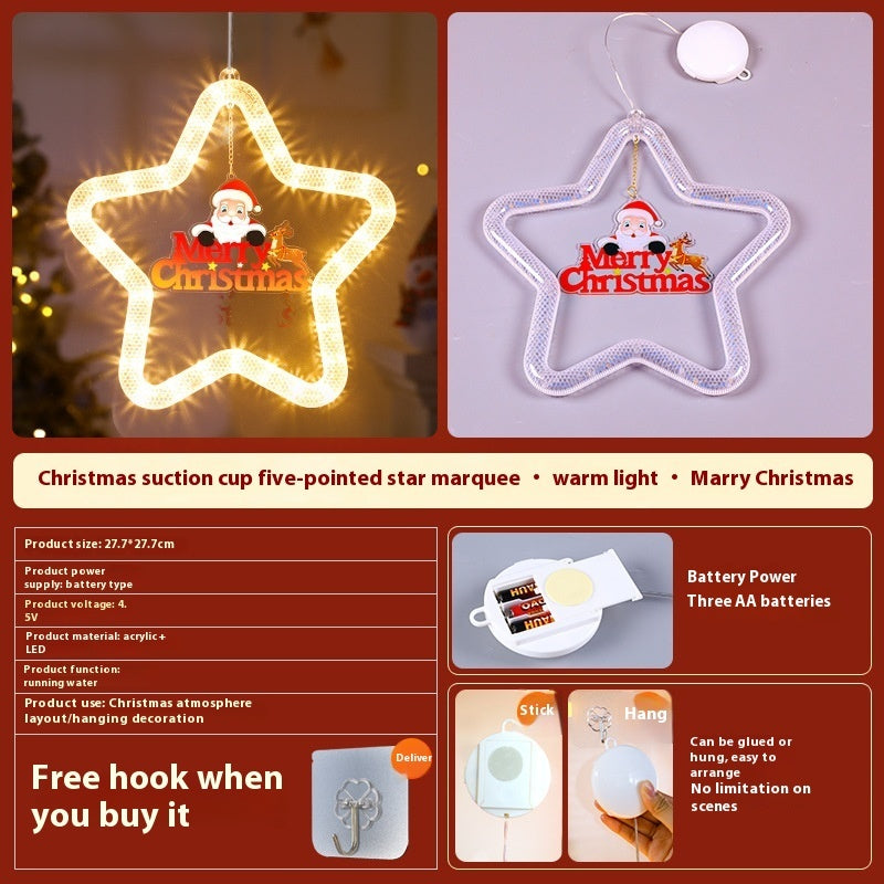 Festive LED Star Pendants to Brighten Your Holiday Home