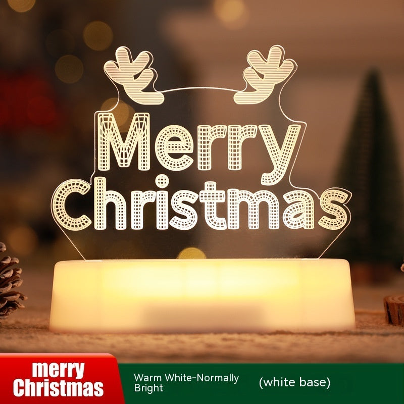 Sparkling 3D Holiday Lamp: Best Gift for Kids & Valentines