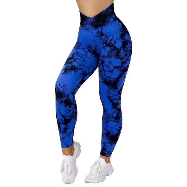 Seamless Tie-Dye Leggings for Yoga & Everyday Fun