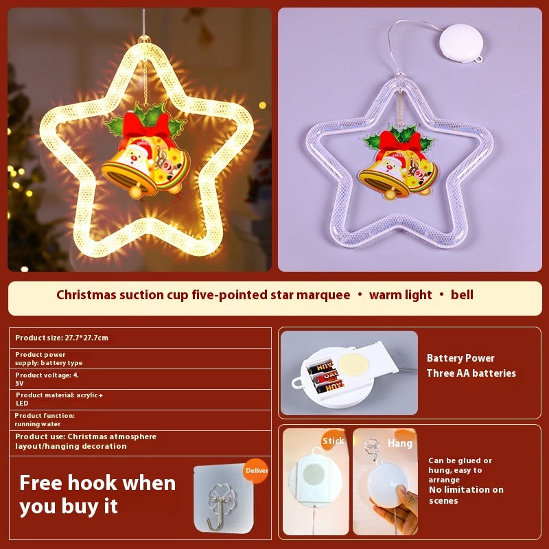 Festive LED Star Pendants to Brighten Your Holiday Home