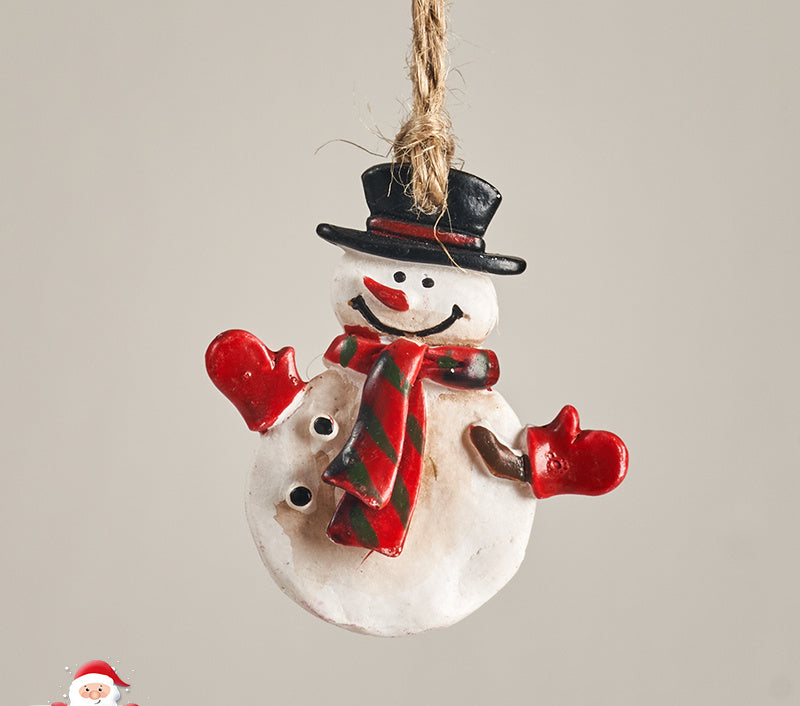 Adorable Old Man Snowman Decor for Festive Christmas Magic