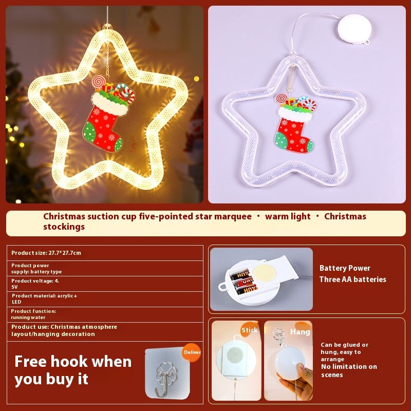 Festive LED Star Pendants to Brighten Your Holiday Home