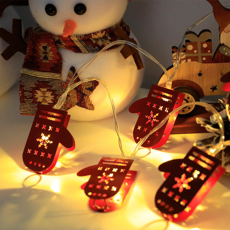 Adorable Santa & Snowman LED String Lights for Christmas