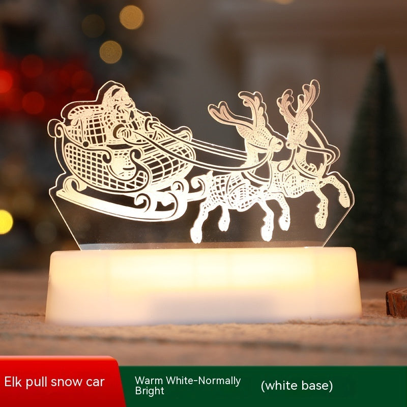 Sparkling 3D Holiday Lamp: Best Gift for Kids & Valentines