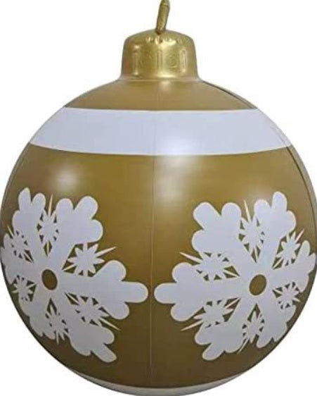 Huge 60cm PVC Ornament: Perfect Outdoor Holiday Decoration