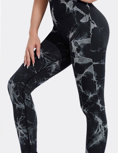 Seamless Tie-Dye Leggings for Yoga & Everyday Fun